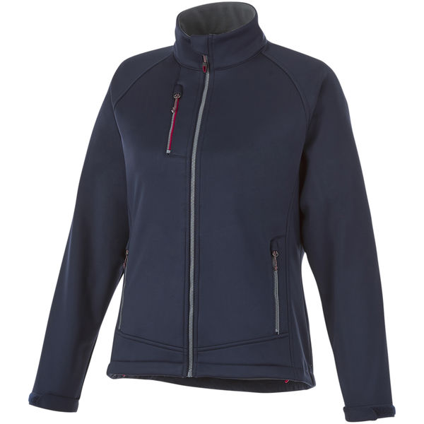 Veste publicitaire softshell femme Chuck Marine