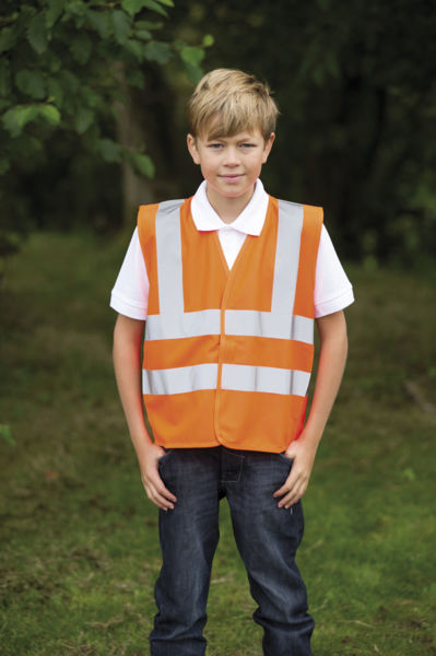 Vêtements de travail entreprise HIGH VISIBILITY KID VEST HV077