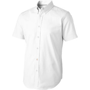 Chemise personnalisée manches courtes Manitoba Blanc