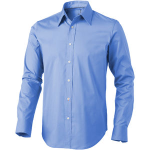 Chemise personnalisée manches longues Hamilton Bleu clair