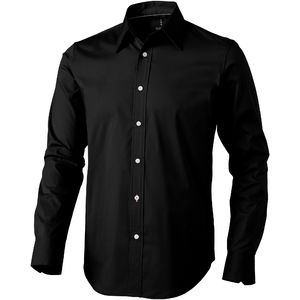 Chemise personnalisée manches longues Hamilton Noir