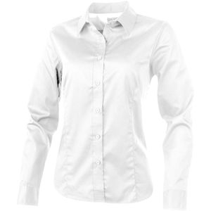 Chemise personnalisée manches longues femme Wilshire Blanc