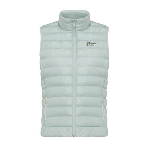 Bodywarmer personnalisé | Bodywarmer femme en polyester recyclé Iceberg green