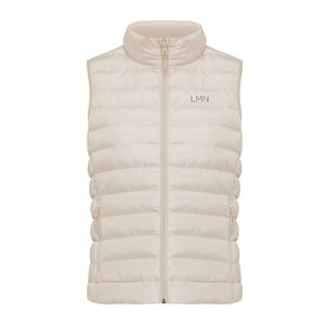 Bodywarmer personnalisé | Bodywarmer femme en polyester recyclé Beige