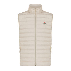 Bodywarmer personnalisé | Bodywarmer homme en polyester recyclé Beige