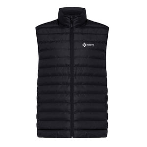 Bodywarmer personnalisé | Bodywarmer homme en polyester recyclé Noir