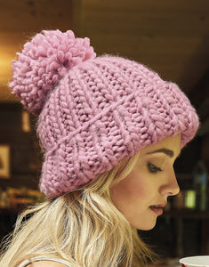 Bonnet tricoté personnalisé unisexe | Siloso Dusky Pink