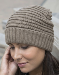 Bonnet tressé publicitaire | Braided Snood Fennel