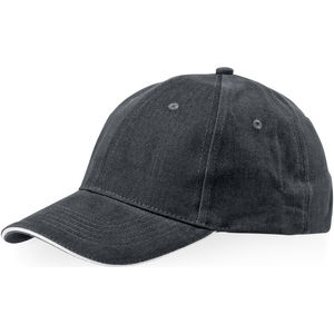 Casquette personnalisée Challenge à 6 pans Gris