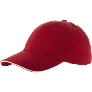 Casquette personnalisée Challenge à 6 pans Rouge