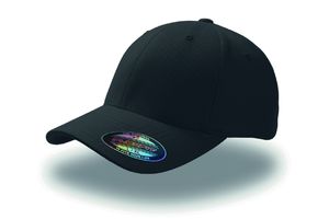 Casquette 6 pans Flexfit publicitaire | Flexfit cap Black