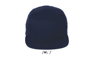 Casquette publicitaire unicolore 5 panneaux | Parker French marine