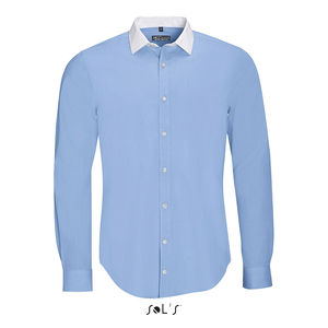 Chemise publicitaire homme fil à fil | Belmont Men Ciel