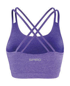 Brassière publicitaire femme sans manches cintré | Fitness Women`s Crop Top Lavender