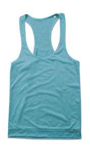 Débardeur personnalisé femme sans manches | Active Performance Top Turquoise