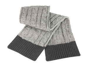 Écharpe personnalisée unisexe | Shades of Grey Knitted Scarf Grey