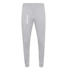 Pantalon personnalisé | Jogging en coton recyclé Heather Grey