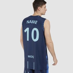 Maillot de sport publicitaire | Maillot de sport à col rond sans manche sublimé 10