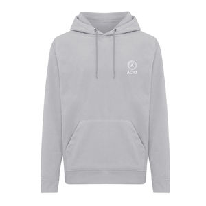 Sweat personnalisé | Polaire à capuche en polyester recyclé Storm grey