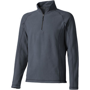 Veste personnalisée micro-polaire 1/4 de zip Bowlen Gris moyen