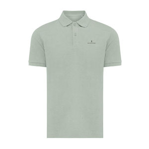 Polo personnalisé | Polo en coton piqué et recyclé Iceberg green