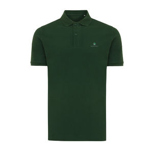 Polo personnalisé | Polo en coton piqué et recyclé Forest Green