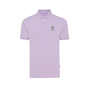 Polo personnalisé | Polo en coton piqué et recyclé Lavender