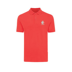 Polo personnalisé | Polo en coton piqué et recyclé luscious red