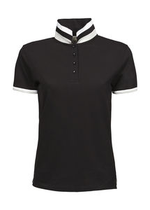 Polo personnalisé femme manches courtes | Roslev Black