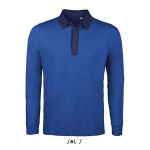 Polo publicitaire rugby homme | Preston Bleu royal