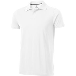 Polo personnalisé manches courtes pour hommes Seller Blanc