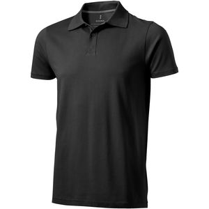 Polo personnalisé manches courtes pour hommes Seller Noir