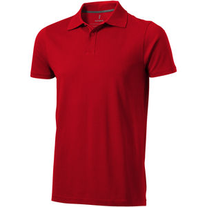 Polo personnalisé manches courtes pour hommes Seller Rouge