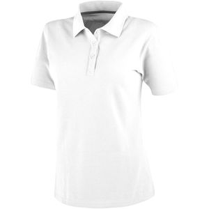 Polo publicitaire manches courtes femme Primus Blanc