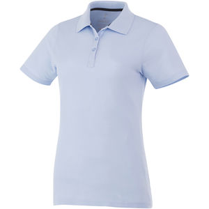 Polo publicitaire manches courtes femme Primus Bleu clair