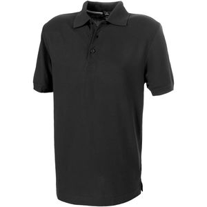 Polo personnalisé manches courtes pour hommes Crandall Noir