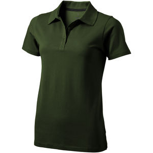 Polo publicitaire manches courtes pour femmes Seller Vert militaire