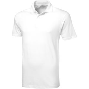 Polo personnalisé manches courtes pour hommes Advantage Blanc