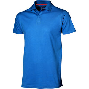 Polo personnalisé manches courtes pour hommes Advantage Bleu clair