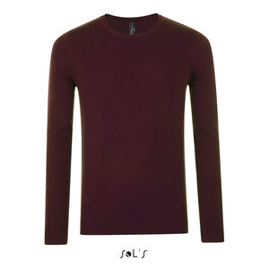 Pull personnalisé col rond homme | Ginger Men Oxblood