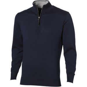 Pullover personnalisé quart zippé Set Marine