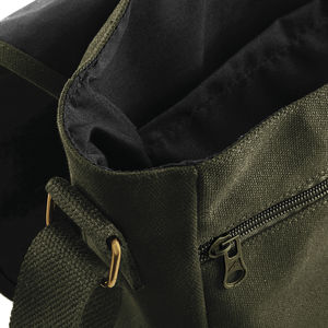 Sac à bandoulière publicitaire unisexe | Classic Canvas Messenger Military Green