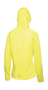 Softshell publicitaire femme manches longues réfléchissantes | Helsinki Powerstretch Women Neon Spring