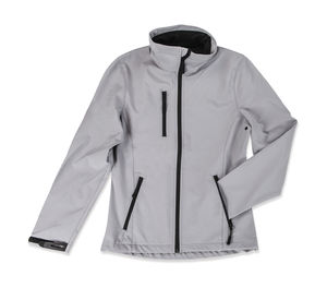 Softshell publicitaire femme manches longues | Active Softshell Jacket Women Dolphin Grey