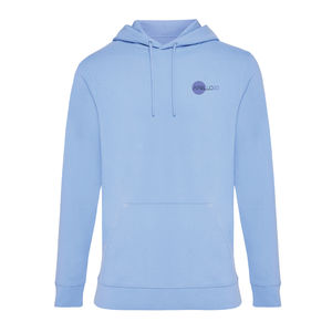 Sweat personnalisé | Sweat à capuche en coton recyclé Sky Blue