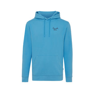 Sweat personnalisé | Sweat à capuche en coton recyclé tranquil blue