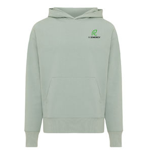 Sweat personnalisé | Sweat à capuche en coton recyclé Iceberg green