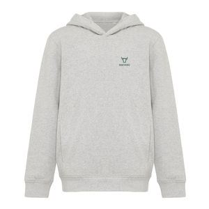 Sweat personnalisé | Sweat à capuche avec poches latérales Kids Light heather Grey