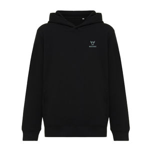 Sweat personnalisé | Sweat à capuche avec poches latérales Kids Noir