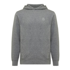 Sweat personnalisé | Sweat à capuche avec poches latérales light heather anthracite